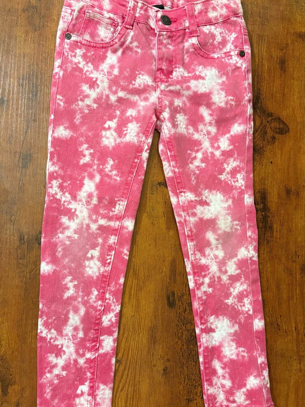 Pink Tie-Dye Kids Jeans